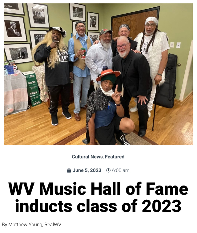 WV Music Hall of Fame inducts class of 2023 by Matthew Young