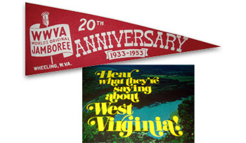 Wheeling Jamboree banner, Hear what they're saying about West Virginia!