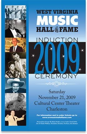 2009 Induction Ceremony poster