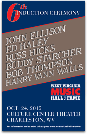 2015 Induction Ceremony poster